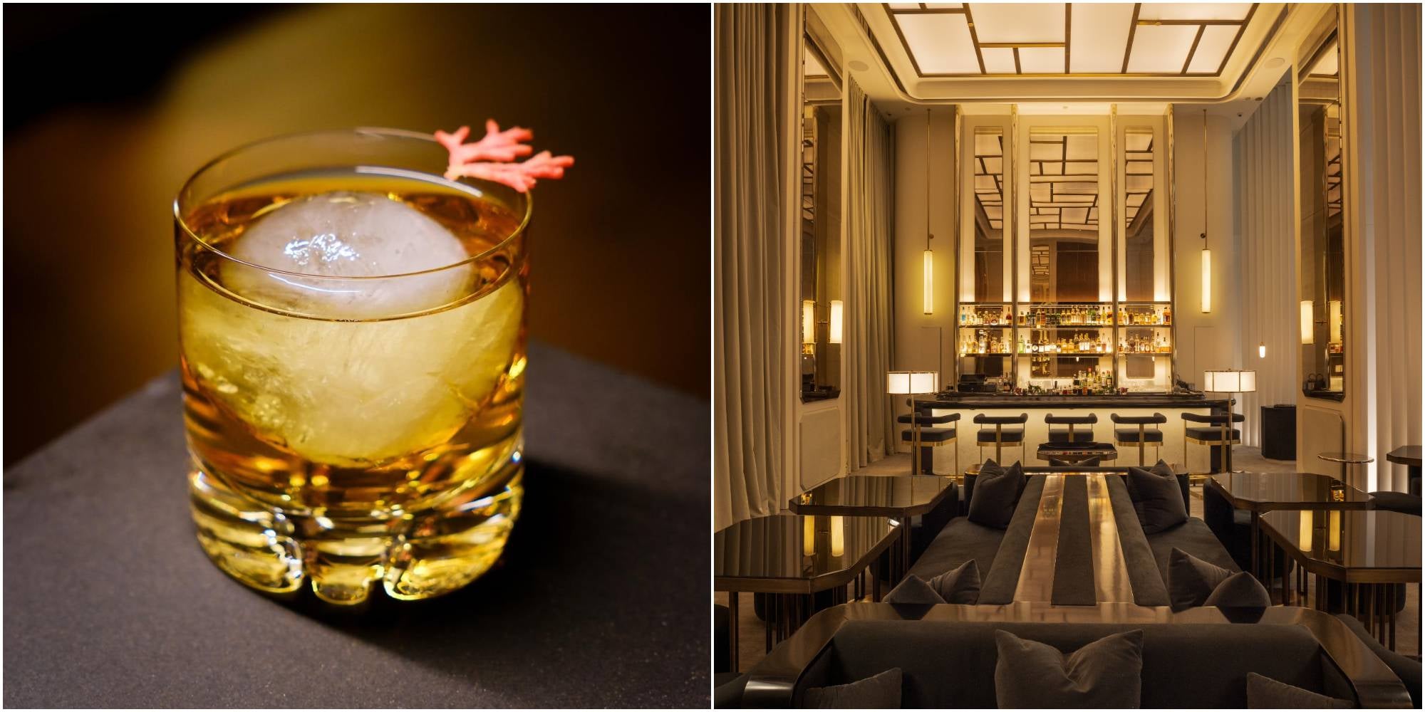 A cocktail at Aquavit, and Bar Bastion