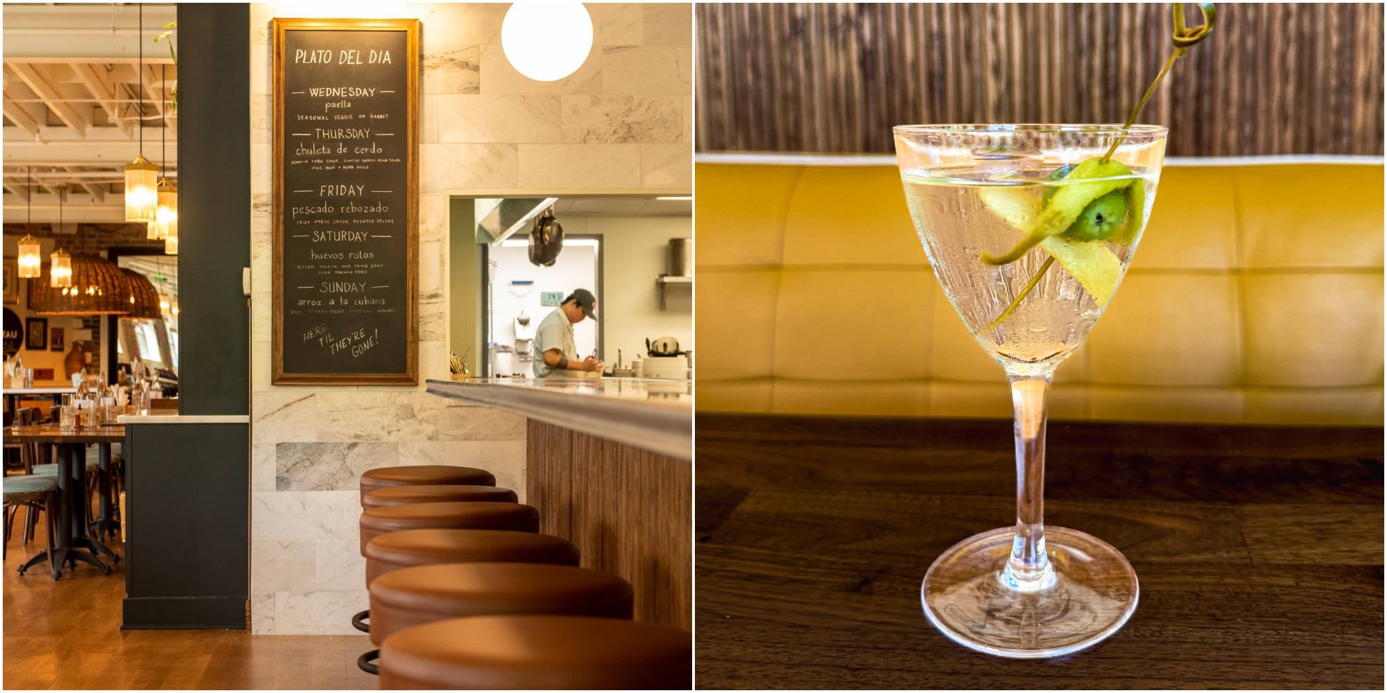 La Bodega by Curate and piparra pepper cocktail.