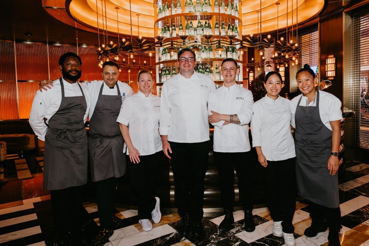 Chefs at the High Stakes Gastronomy Dinner.