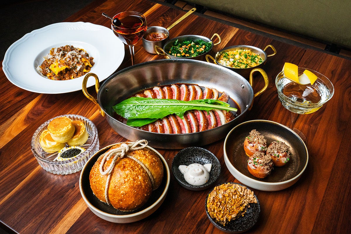 Food and drink at Francie.