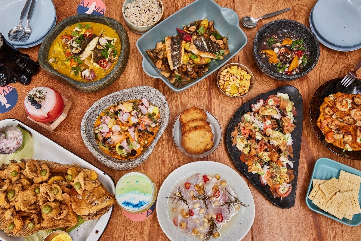 A dish at Almacén Cevichería in Lima.