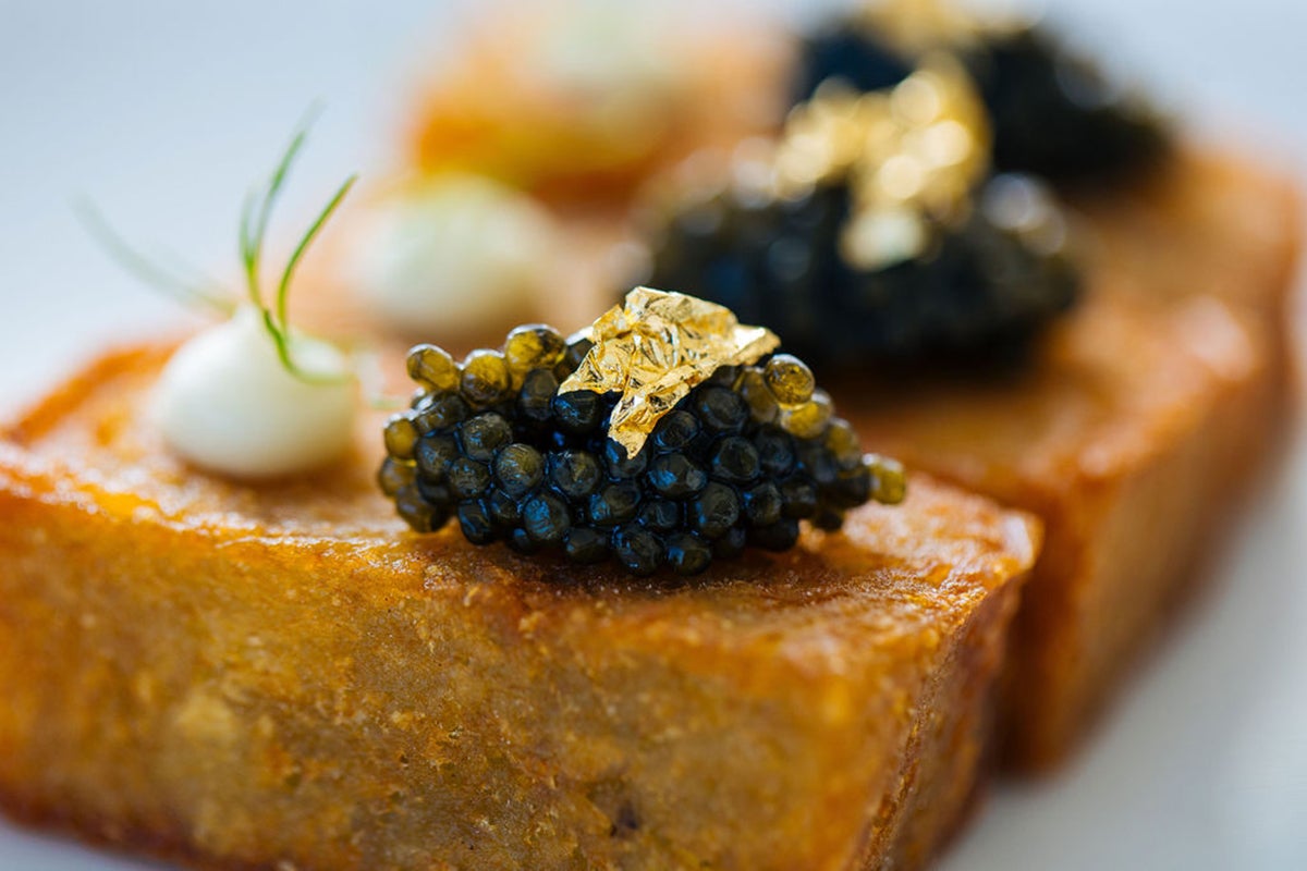 Passmore caviar at Violetto.