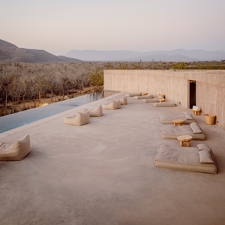 The moon pool at Paradero Todos Santos.