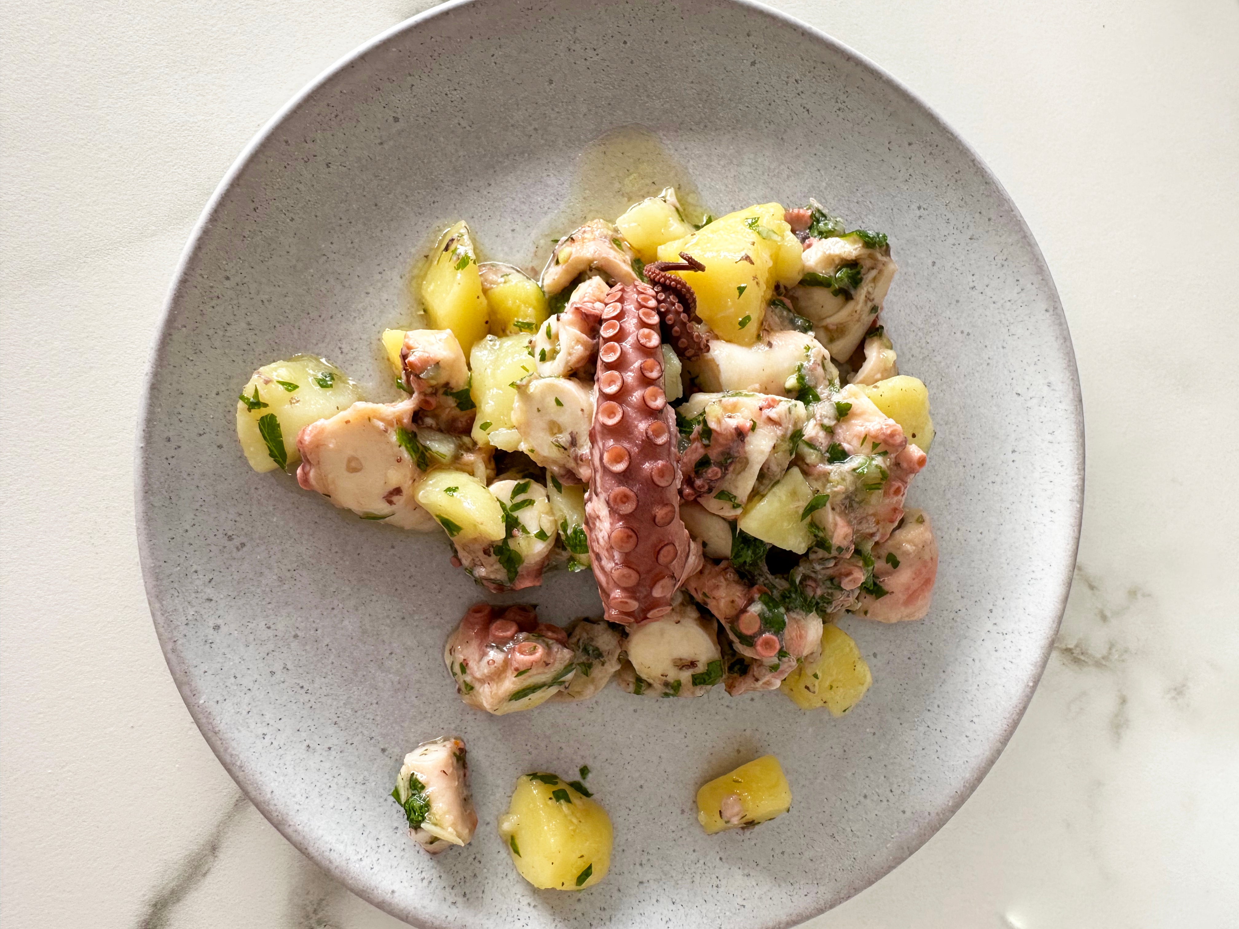 octopus salad