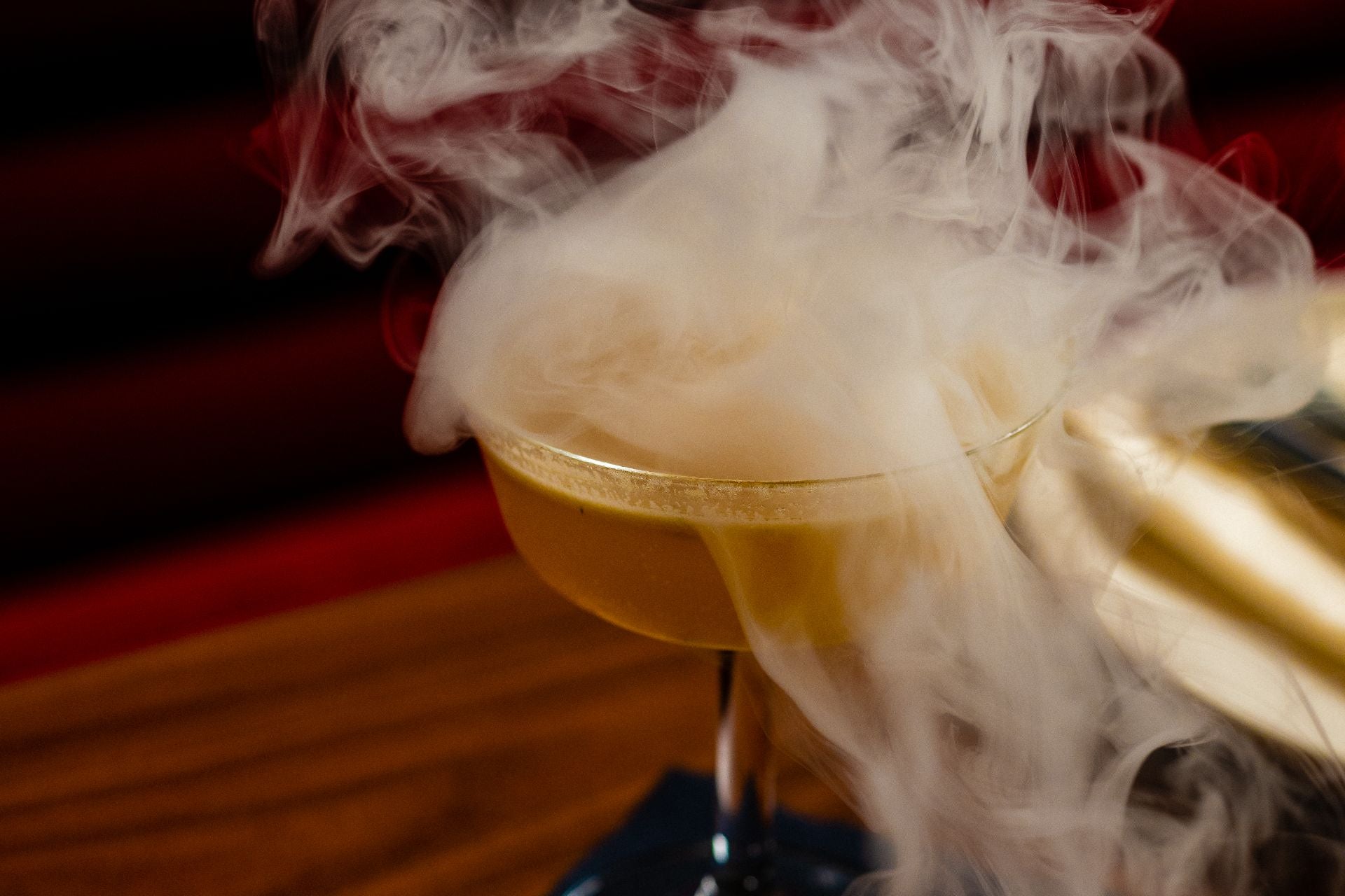 A smoky drink