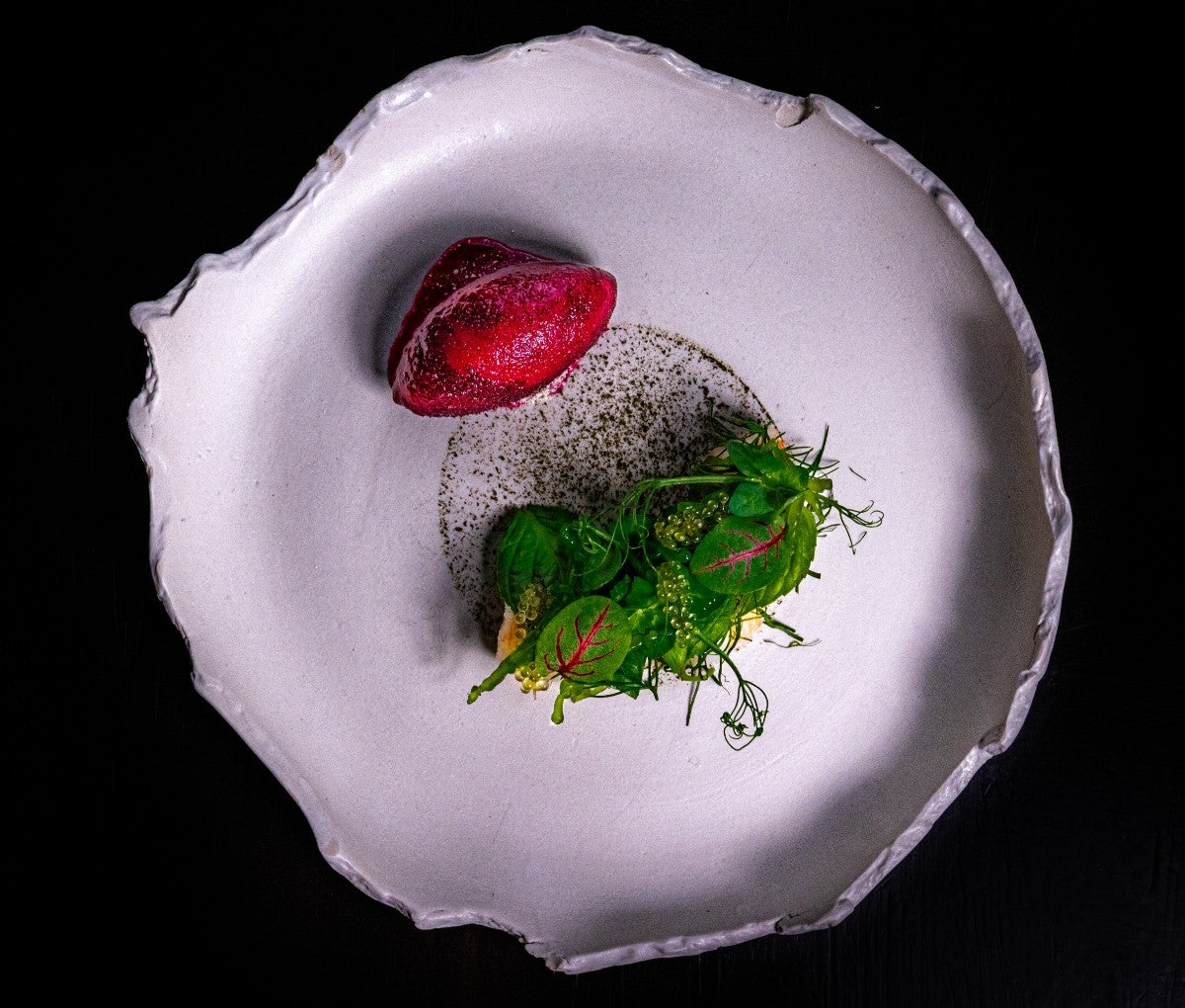 A dish at Le Du, winner of Asia's 50 Best Restaurants 2023.