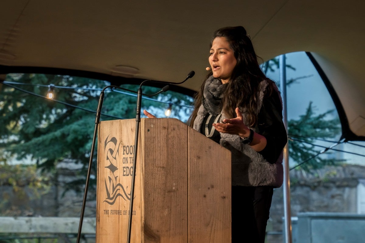 Aditi Dugar at Food on the Edge 2023.