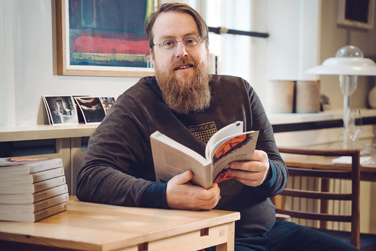 Chef JP McMahon reading his new 2023 book An Alphabet of Aniar