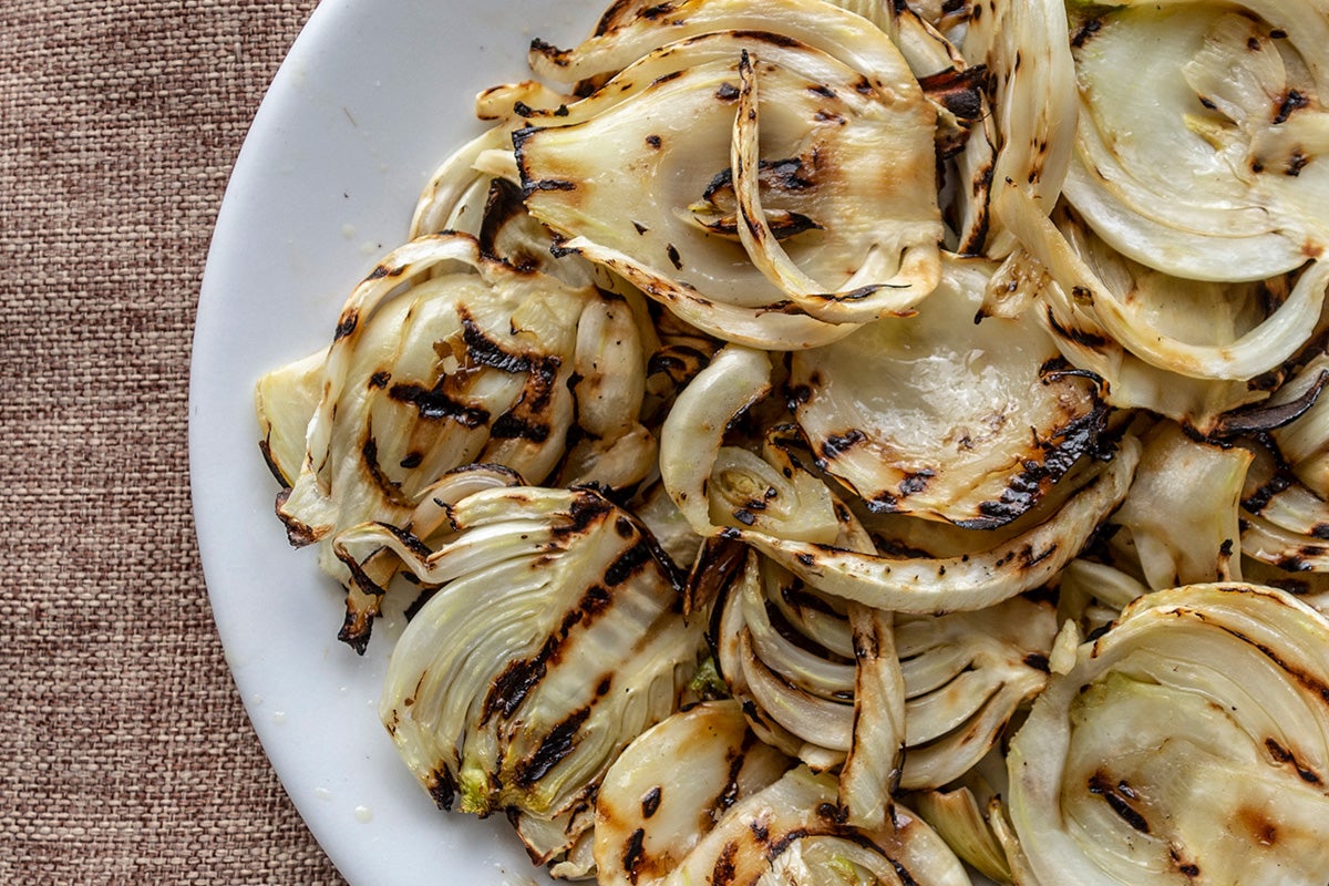 Barbecued fennel.