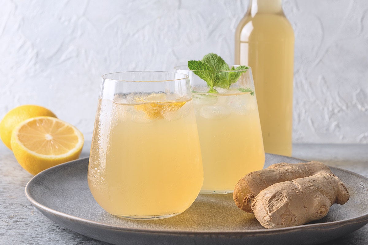 Ginger kombucha