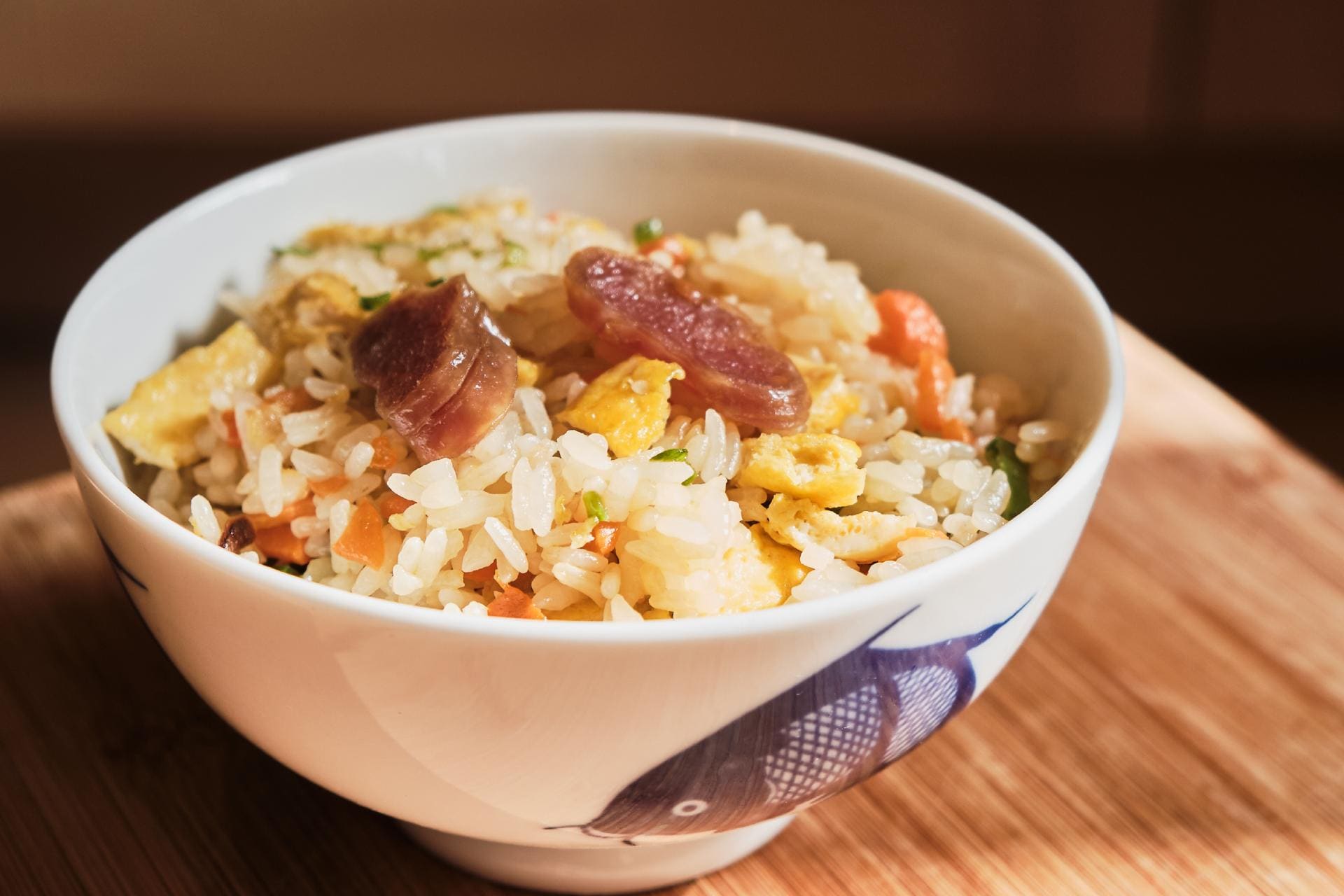 Chinese sausage fried rice ©iStock