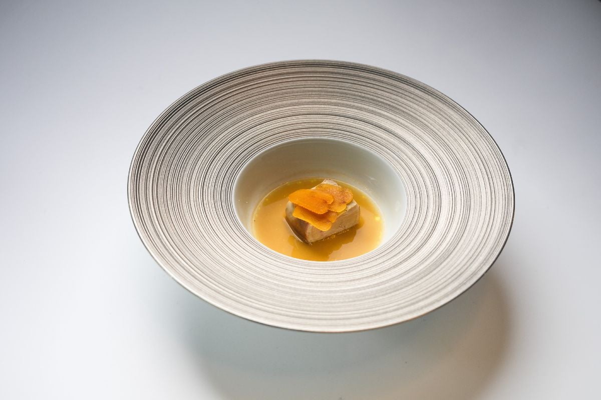 Foie gras and bottarga.