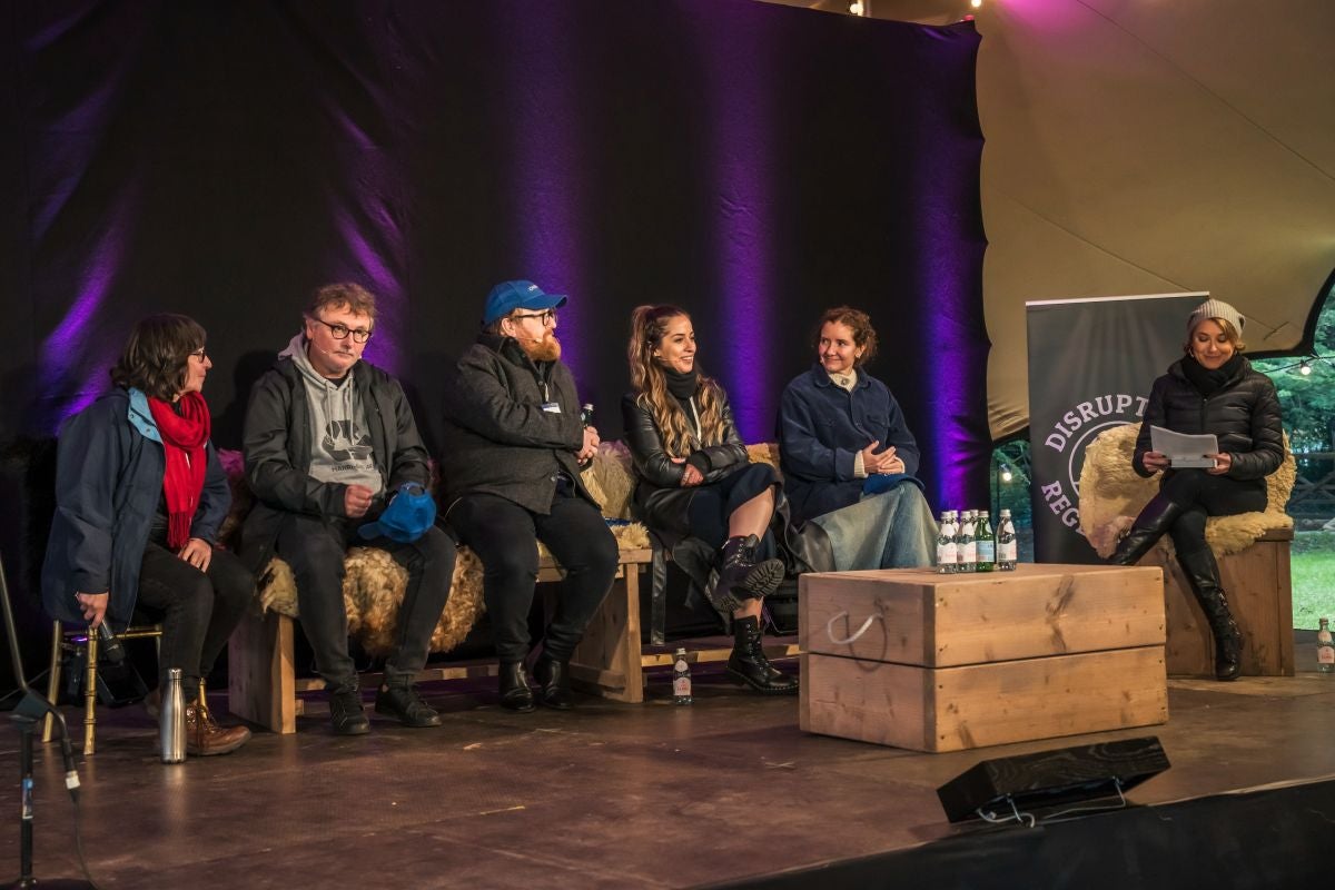 Chefs panel at Food on the Edge 2023.