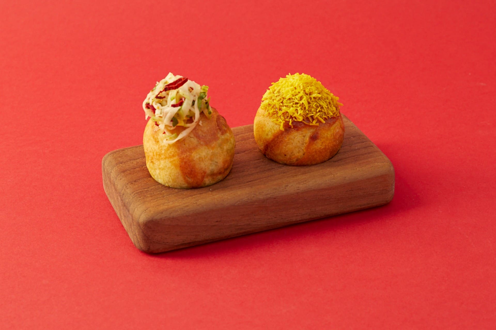 Green Peas &amp; Mango Salad and Bombay Potato Paniyaram