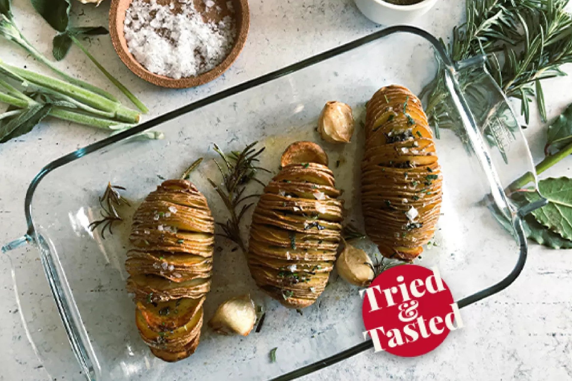 Hasselback potatoes