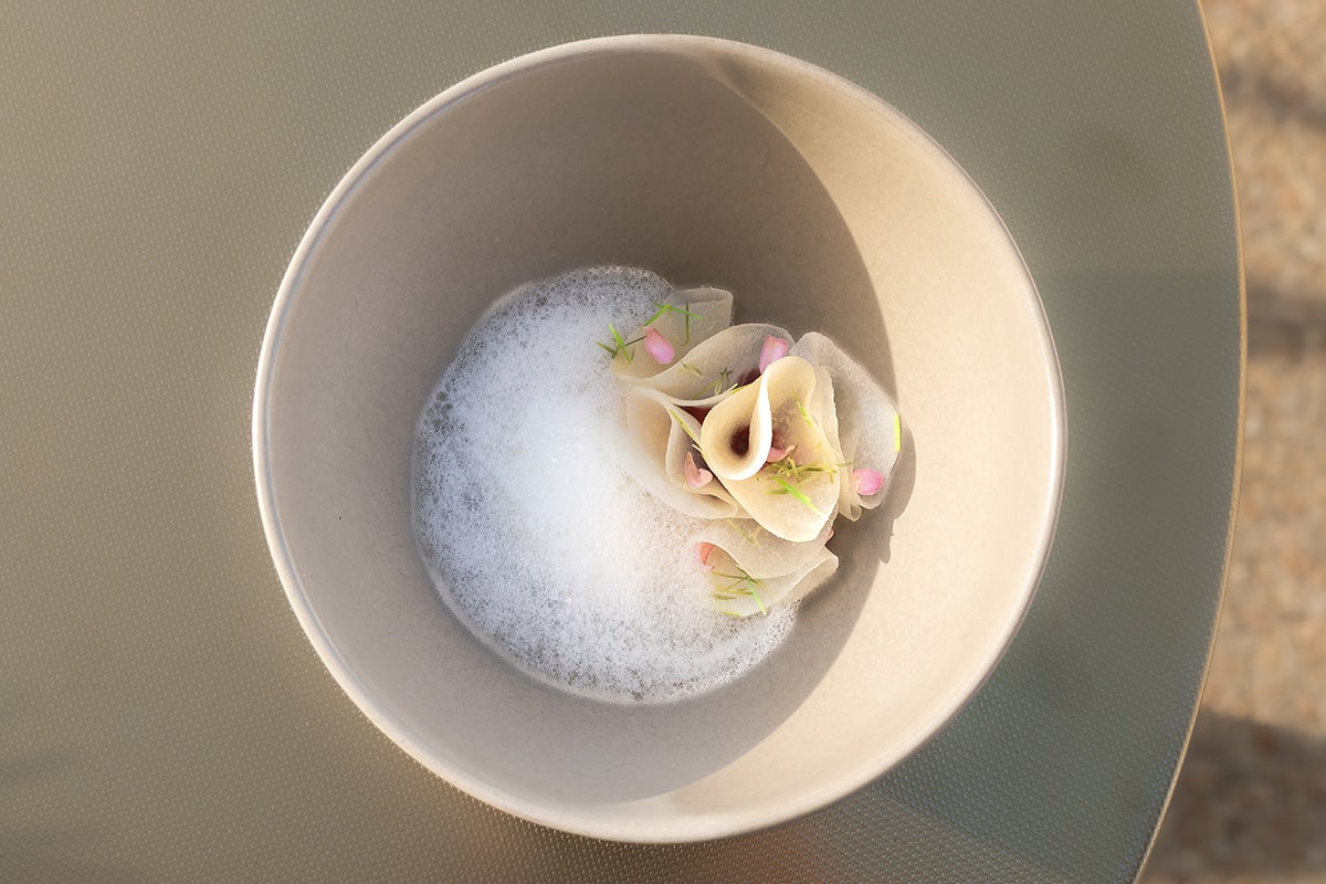 A dish at Jeune et Jolie in San Diego.