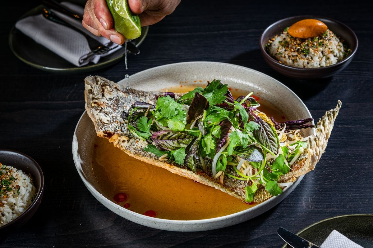 A dish at Moon Rabbit in Washington, D.C.