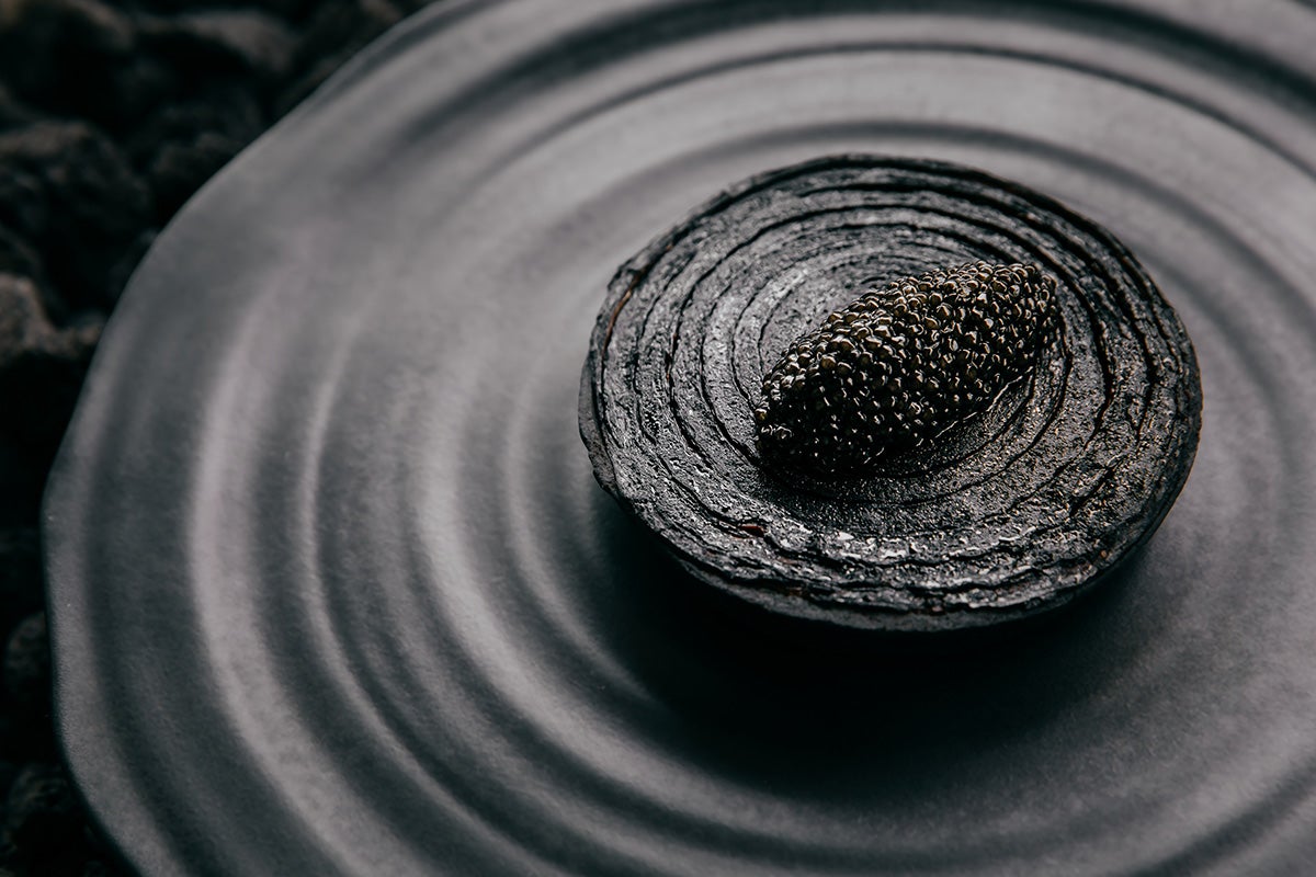 Onion tart at Valle in San Diego.