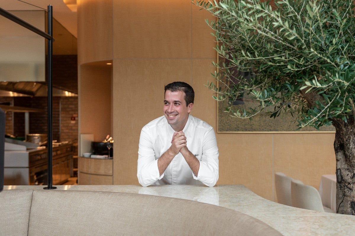 Portrait of Spanish chef Ferran Tadeo Domenec