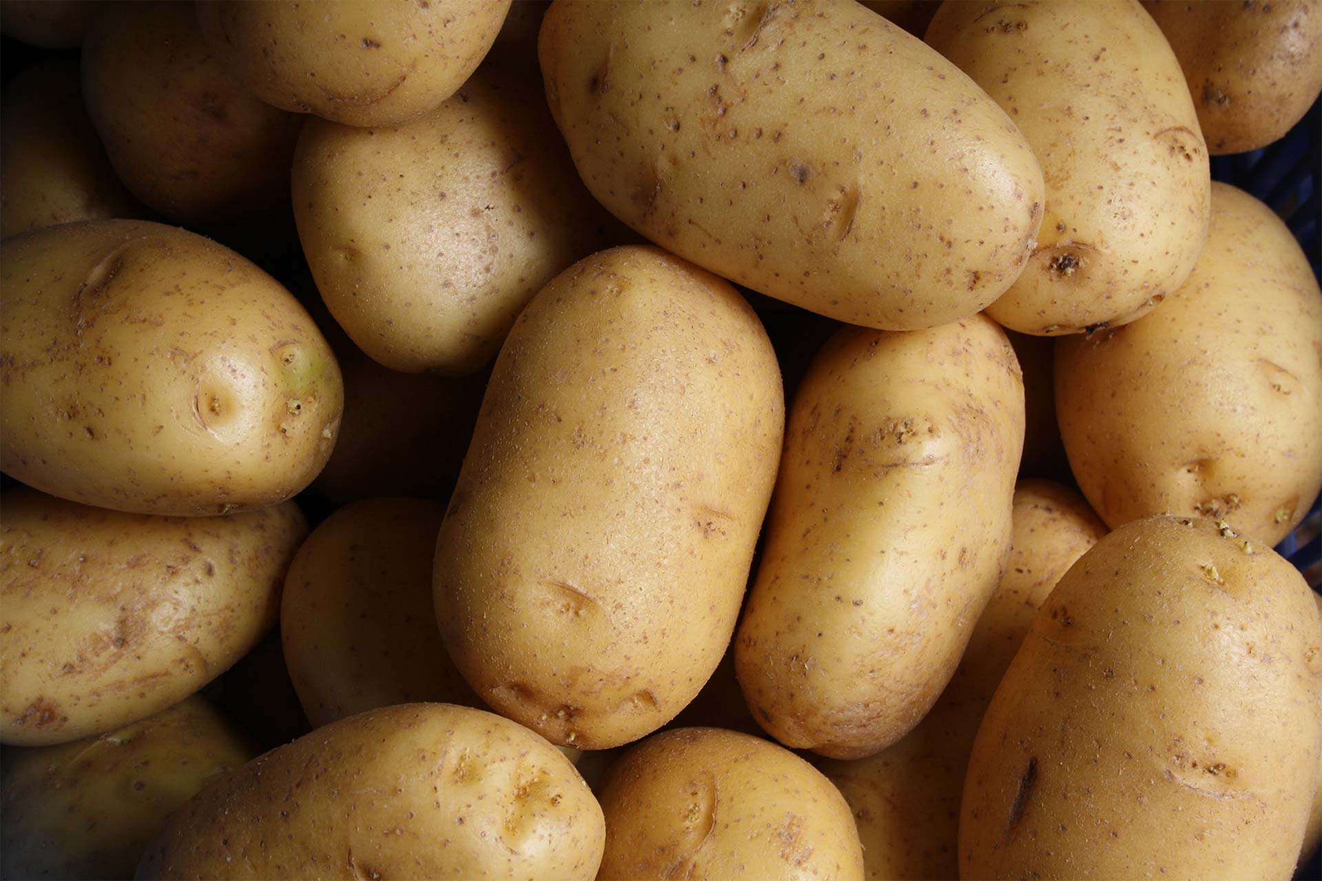Raw potatoes