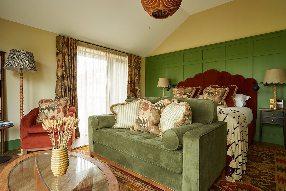 A bedroom at Rothay Manor in Ambleside, UK.