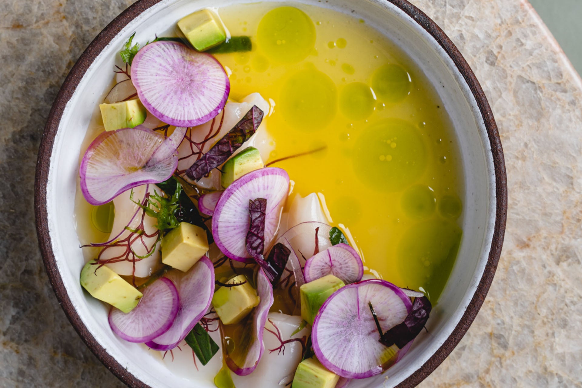 Scallop Crudo Photo by James Tran