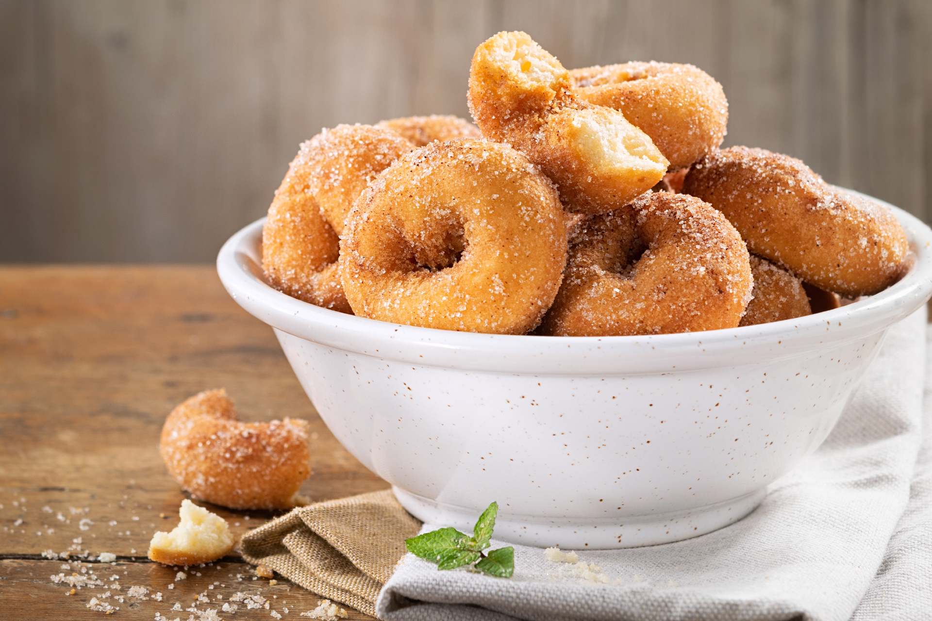 Snickerdoodle doughnuts ©iStock