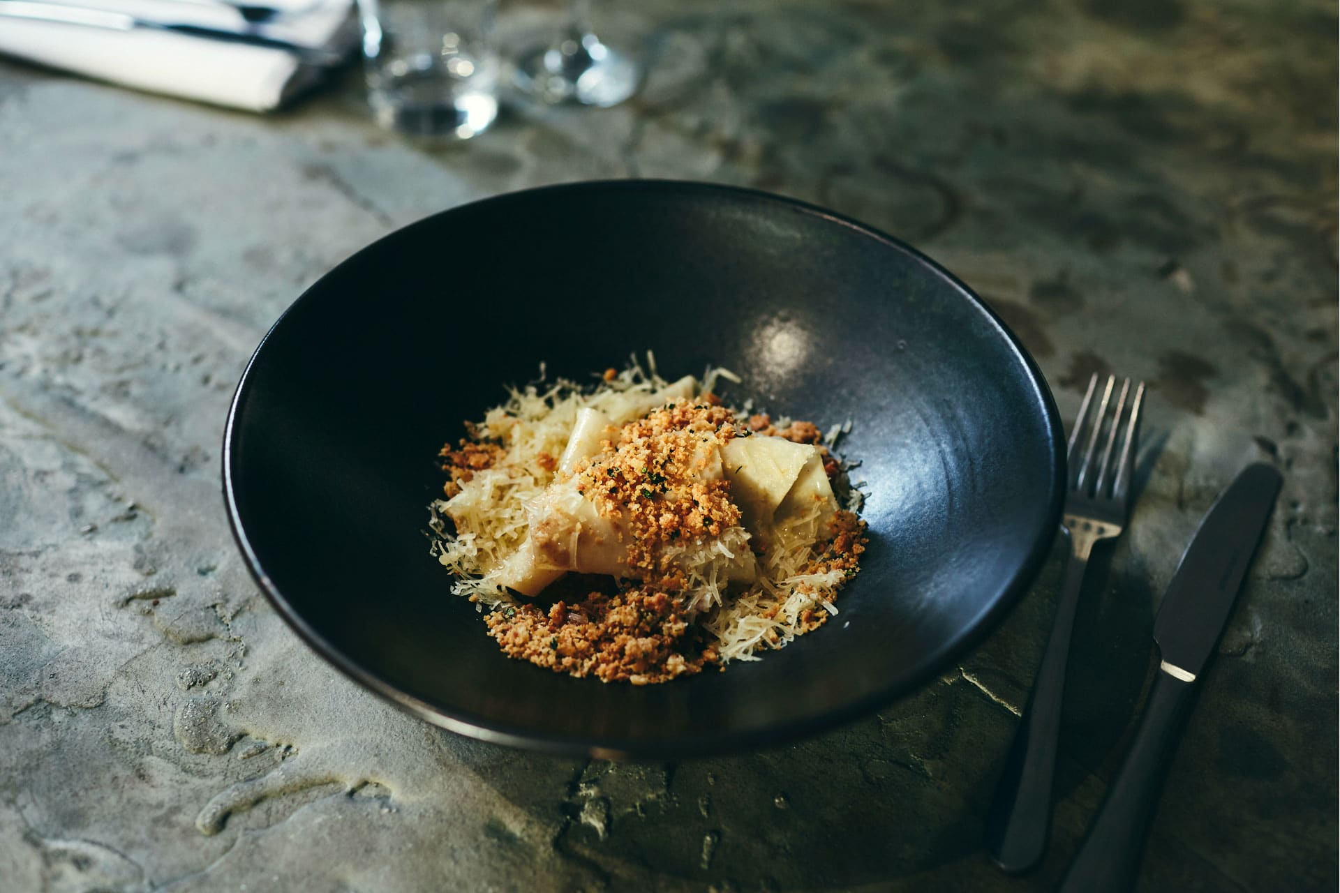 Squirrel lasagna at Native.