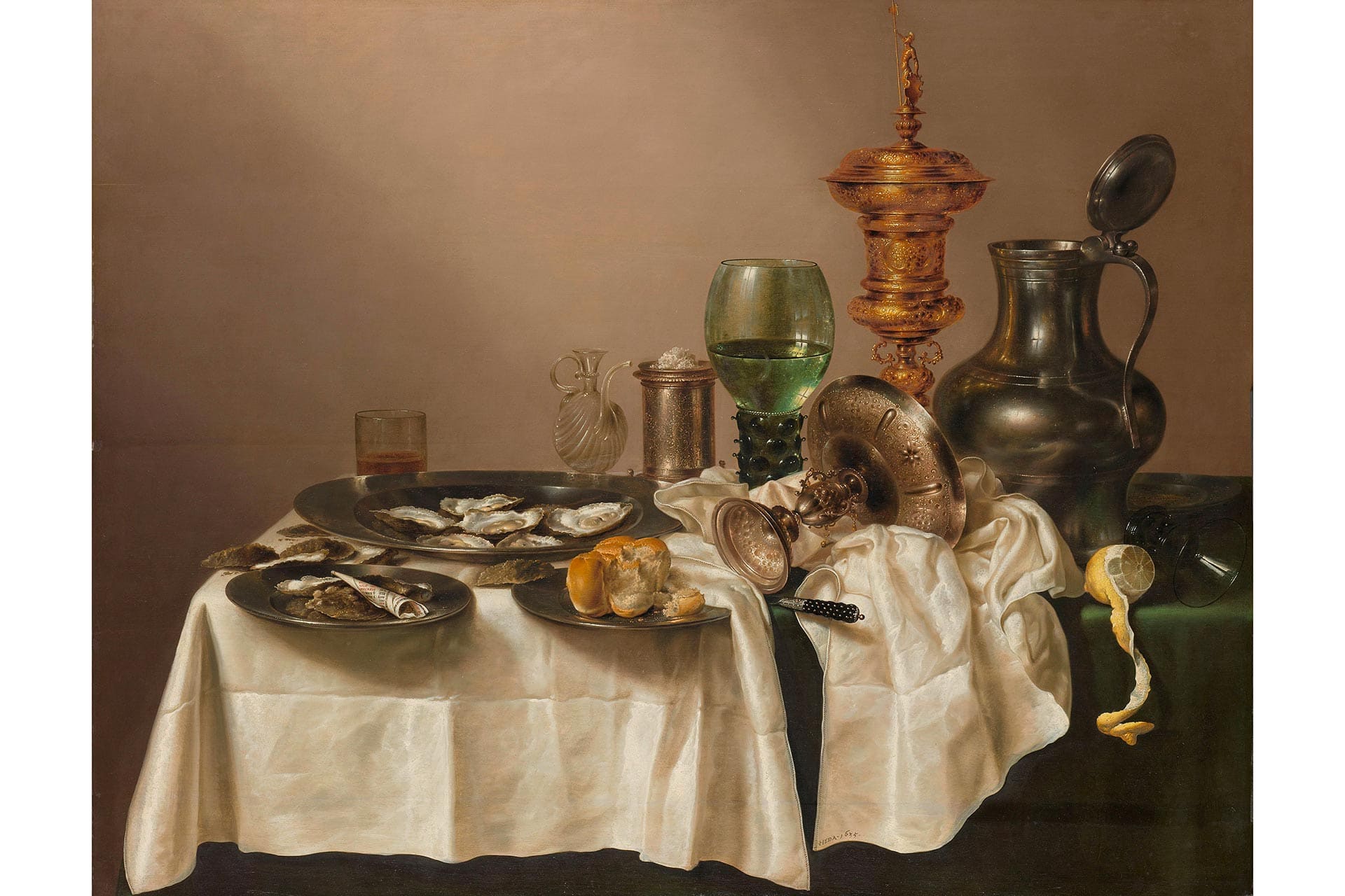 Still life with a gilt cup
