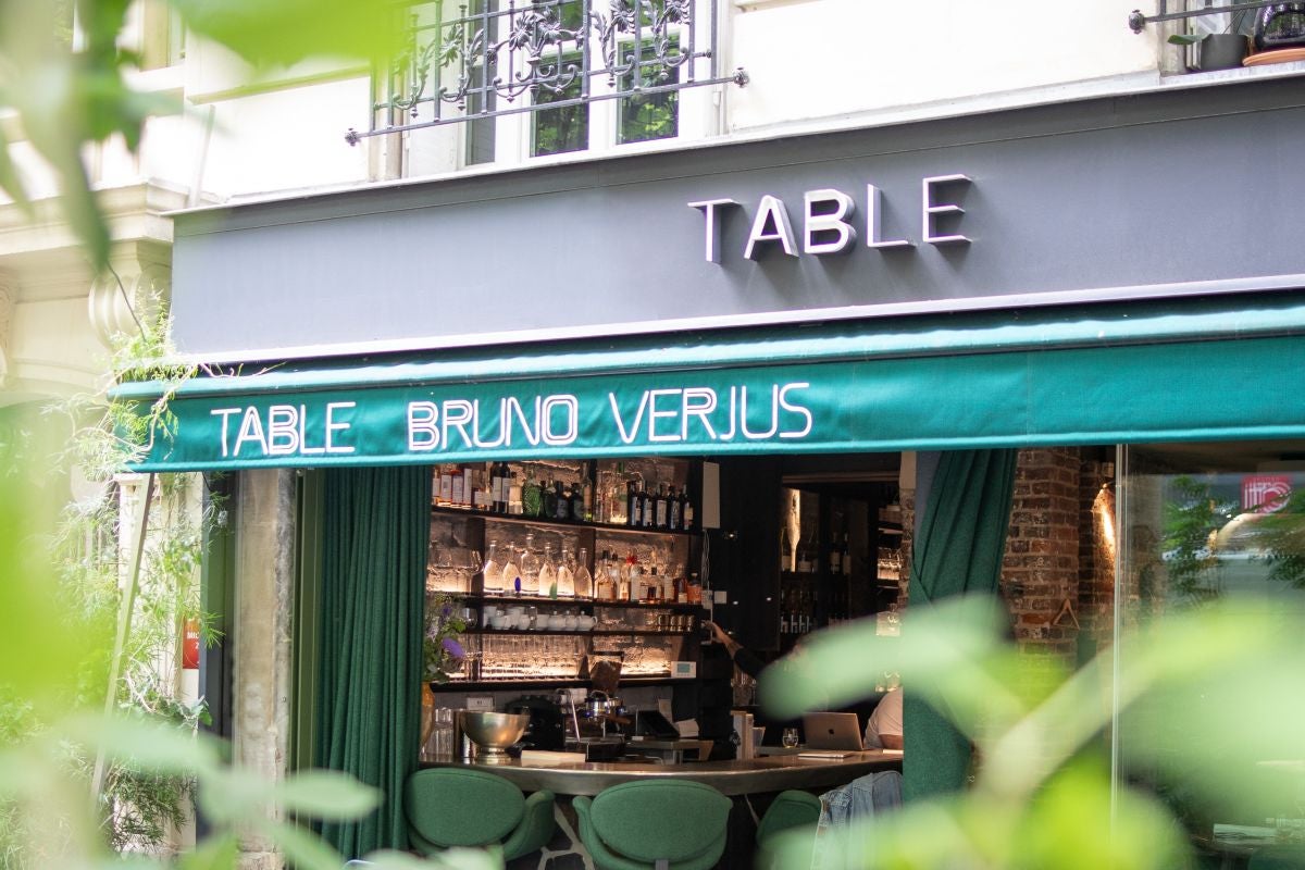Table by Bruno Verjus in Paris.