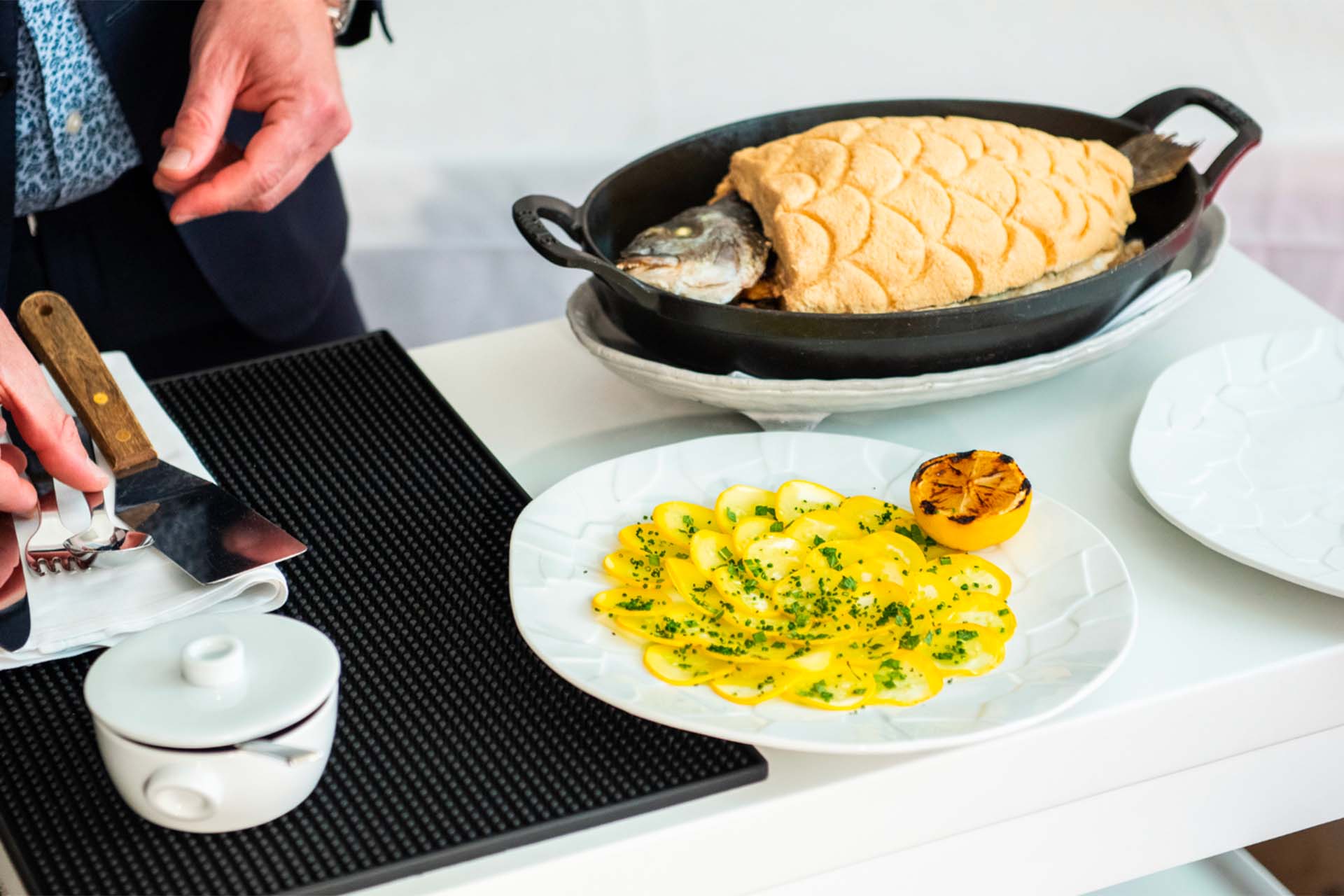 The Salt Crusted Mediterranean Sea Bream