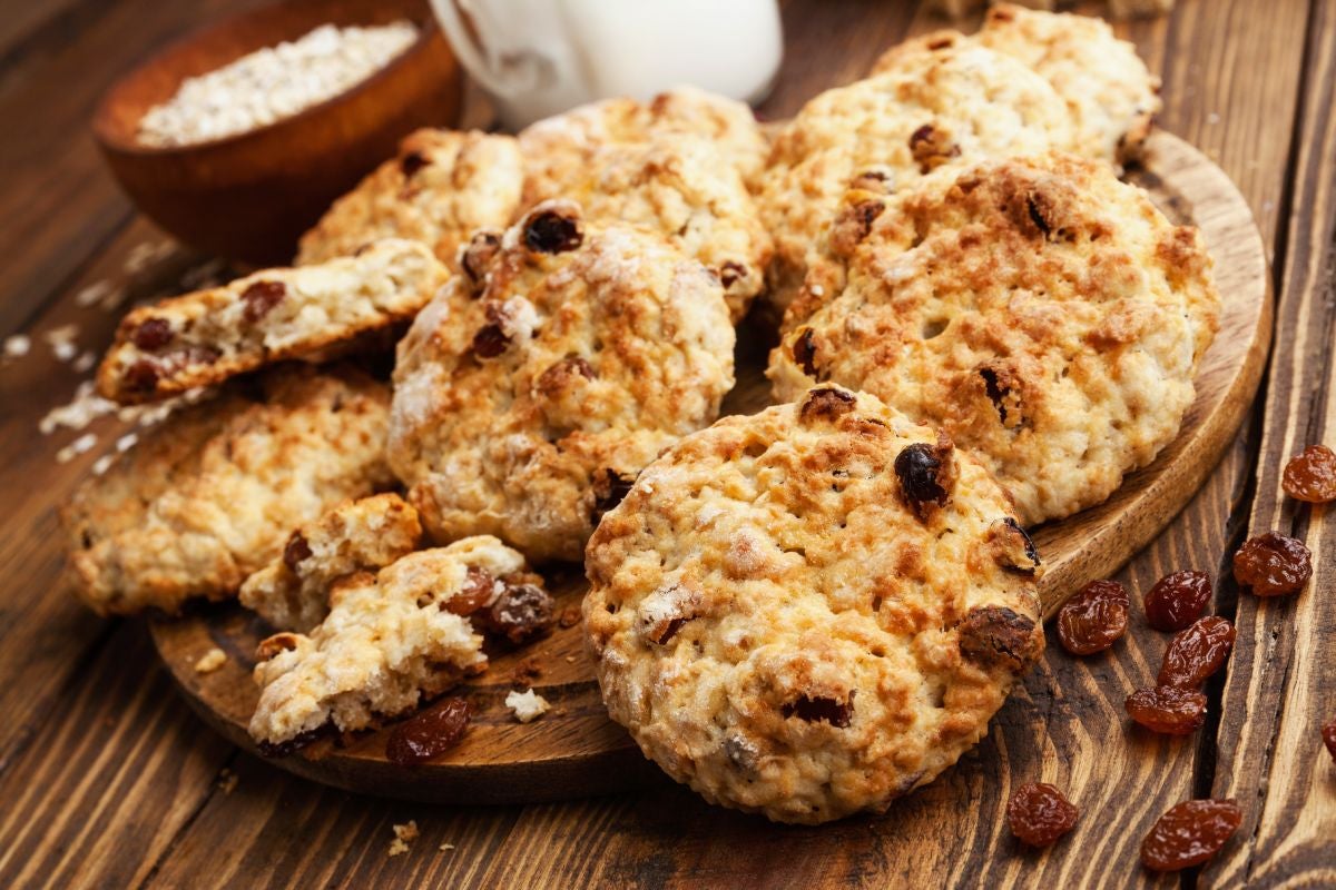 Oatmeal raisin cookies, beloved classic American cookies