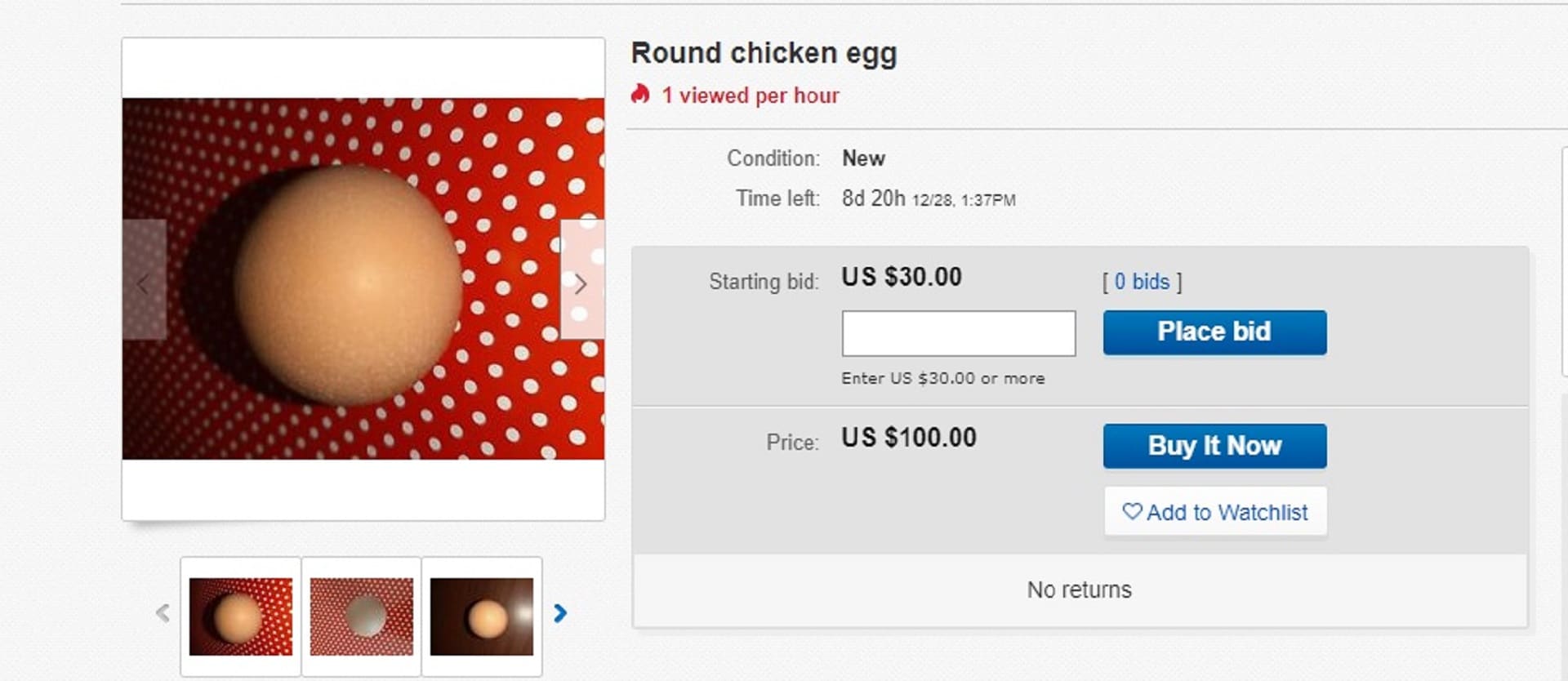 round egg