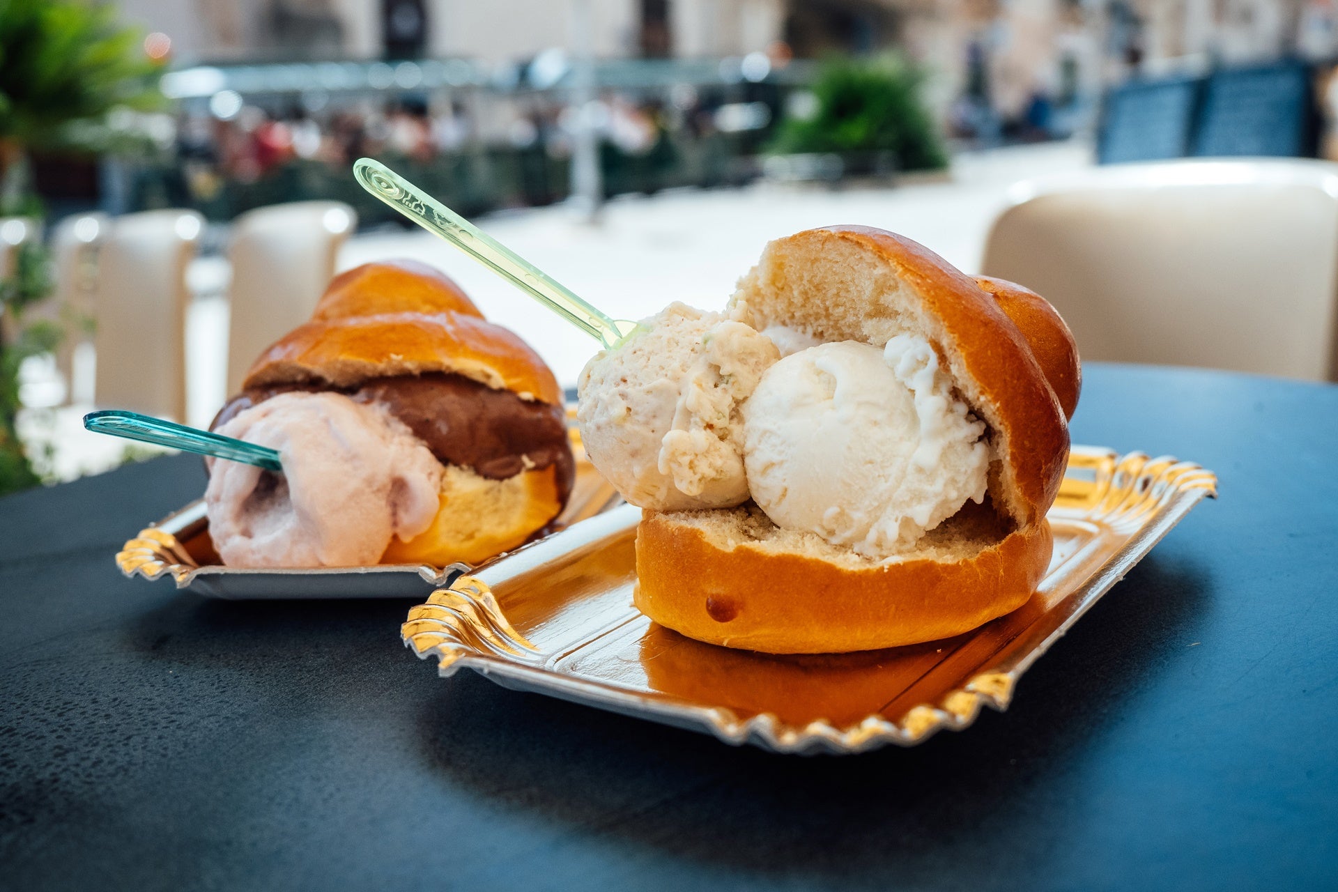 Granita and briosche