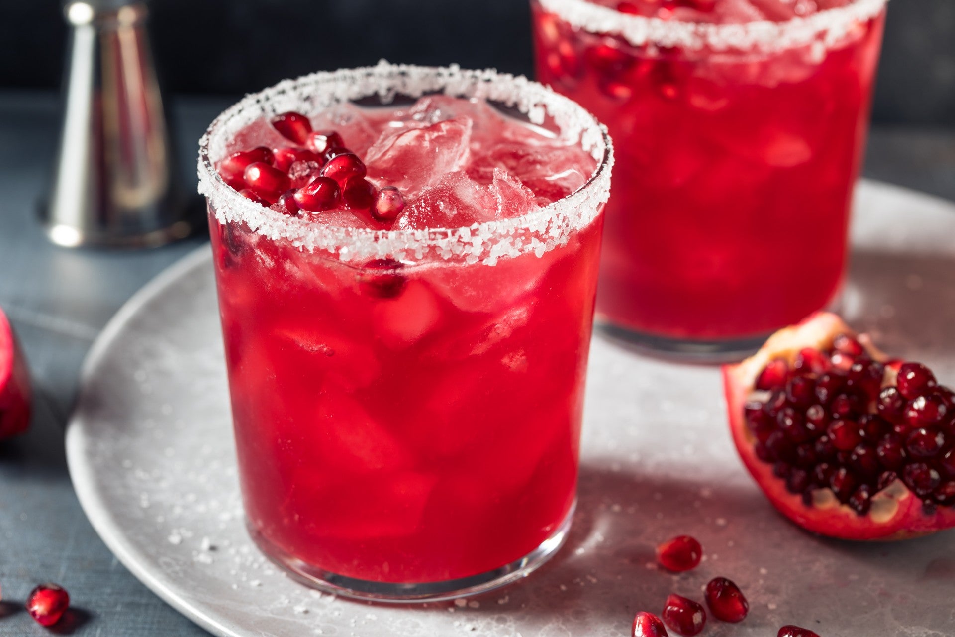 healthiest-cocktails-mocktails-pomegranate-margarita