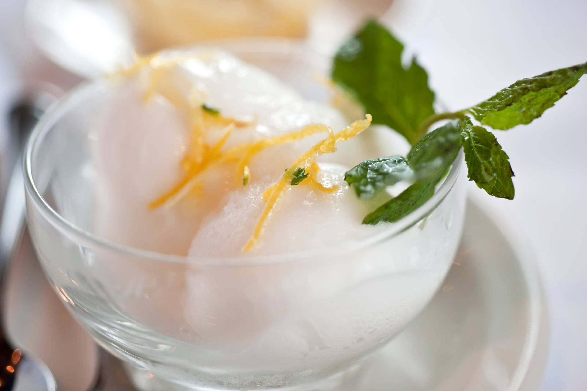 lemon sorbet ©iStock