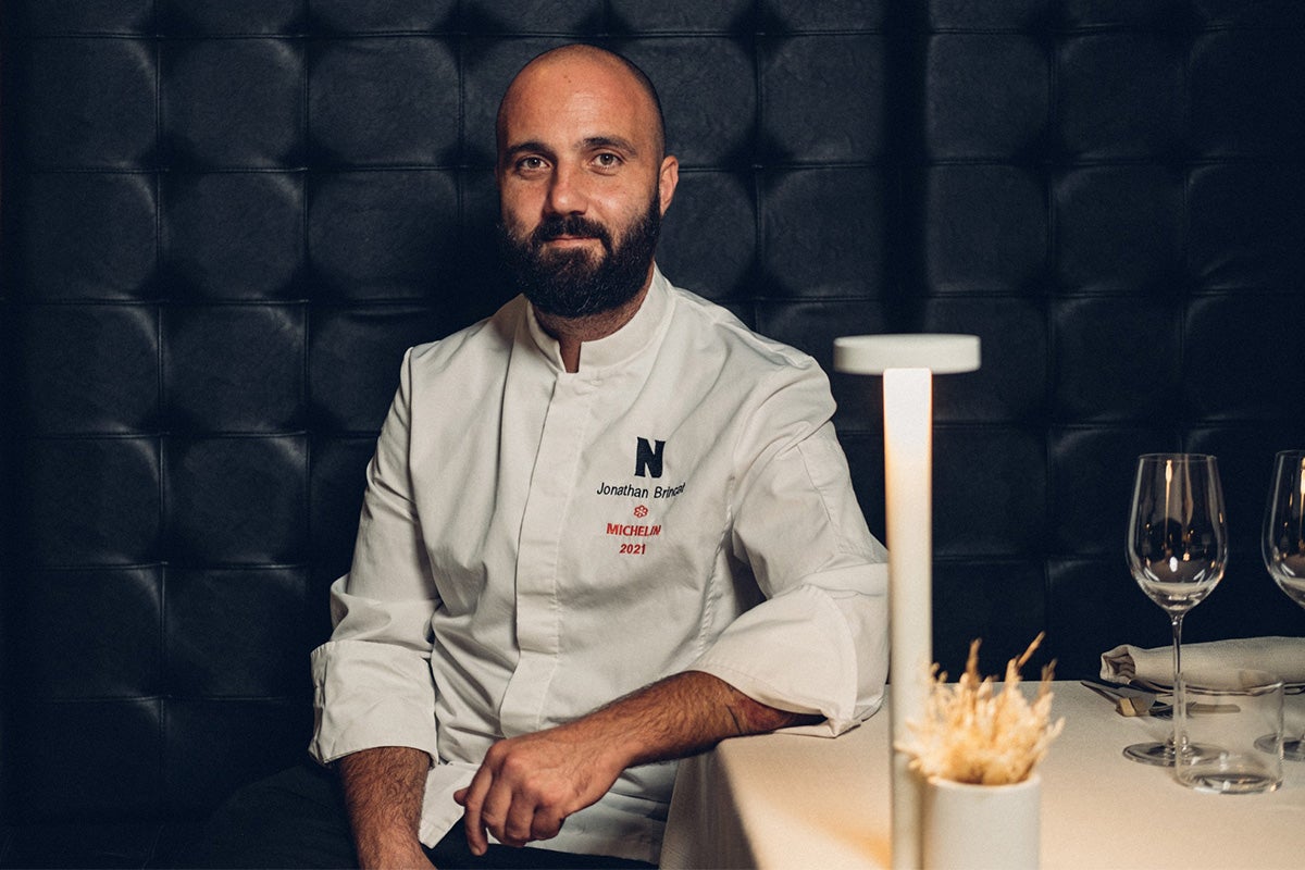 Portrait of Chef Jonathan Brincat founder and co-owner of the Noni restaurant