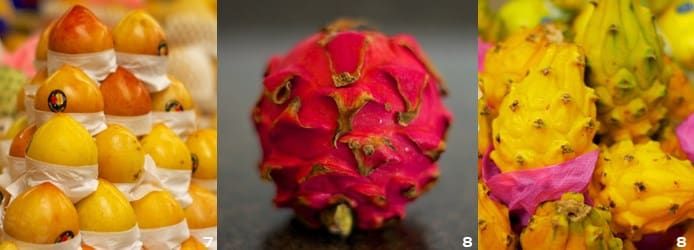 Brazilian Fruit List | Ameixa Pitaya, Red Pitaya, Yellow