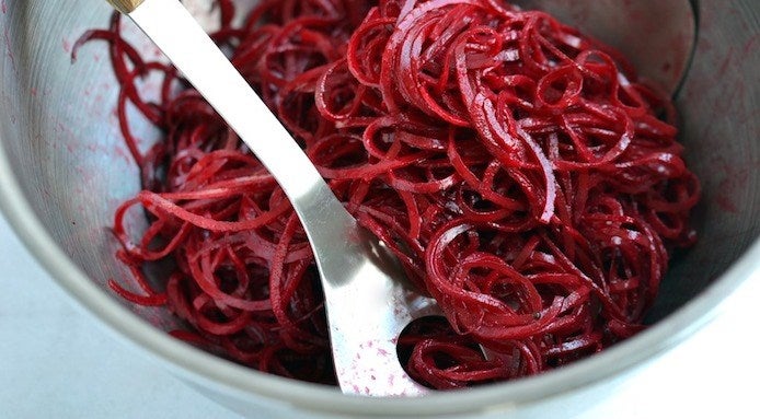 Beetrot Noodles