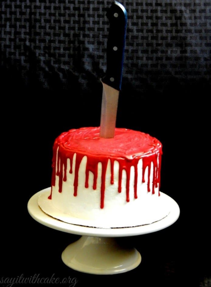 Bloody Halloween Cake