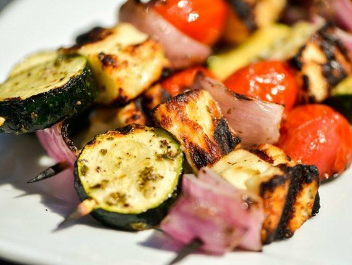 halloumi kebabs