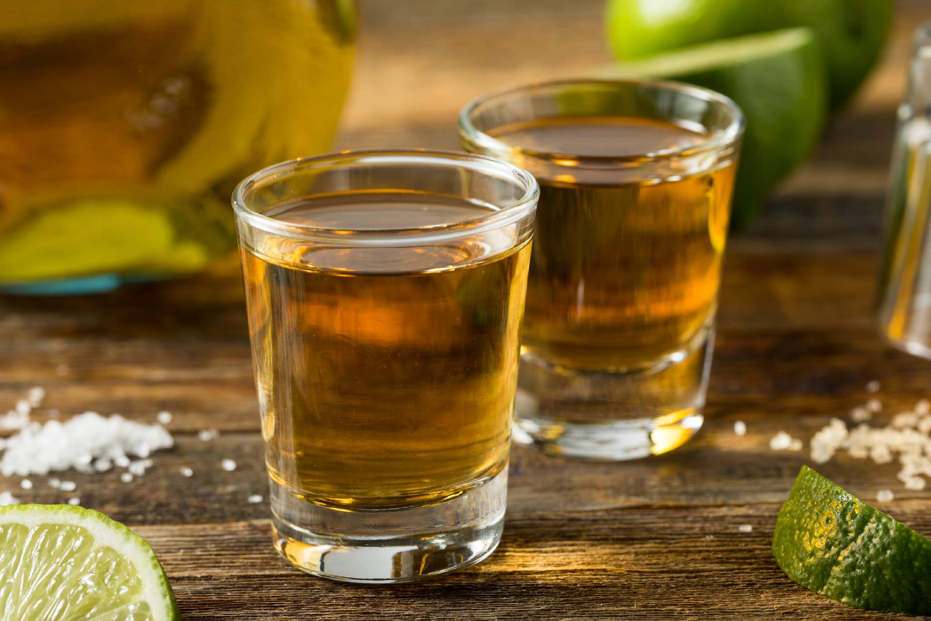 tequila reposado shots ©iStock