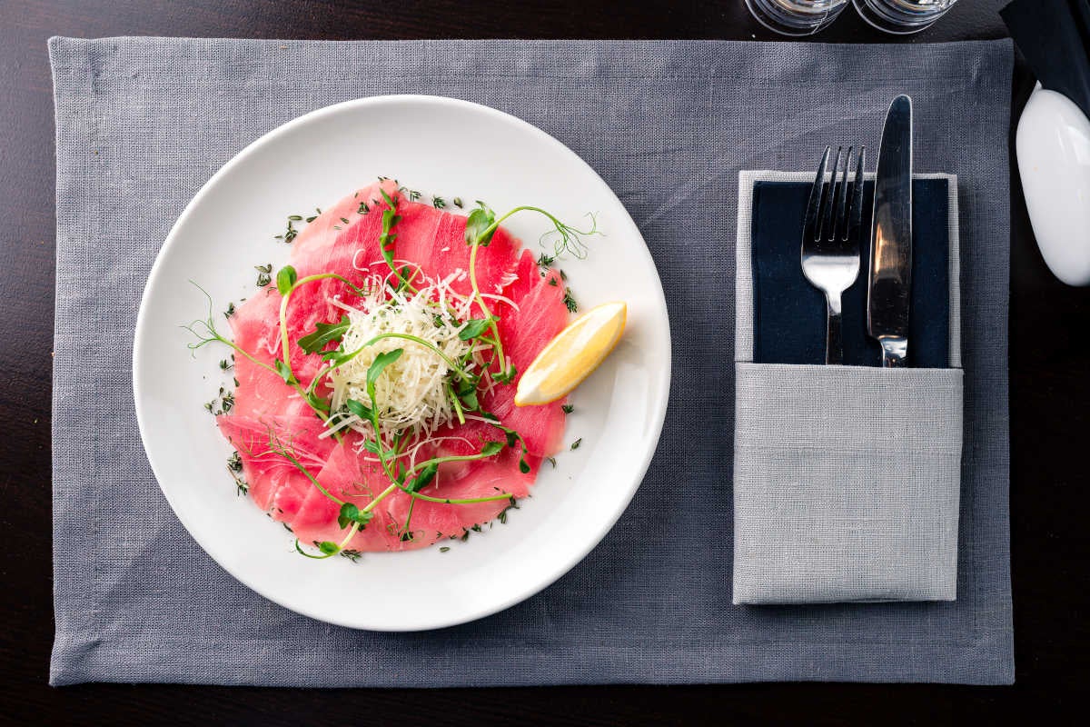 Tuna carpaccio