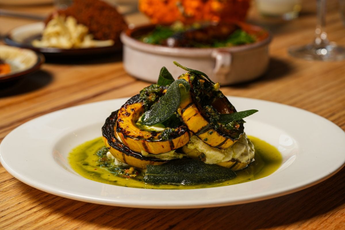 A vegetable dish at Ember &amp; Ash.