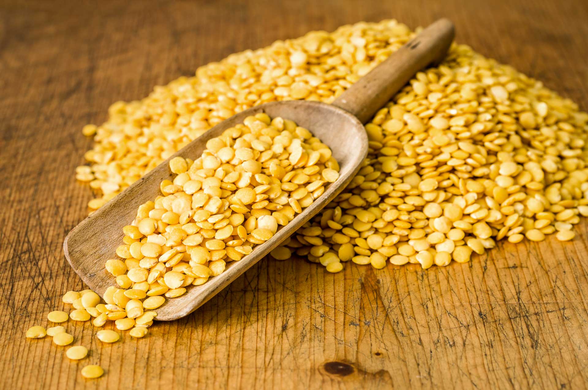 Yellow lentils