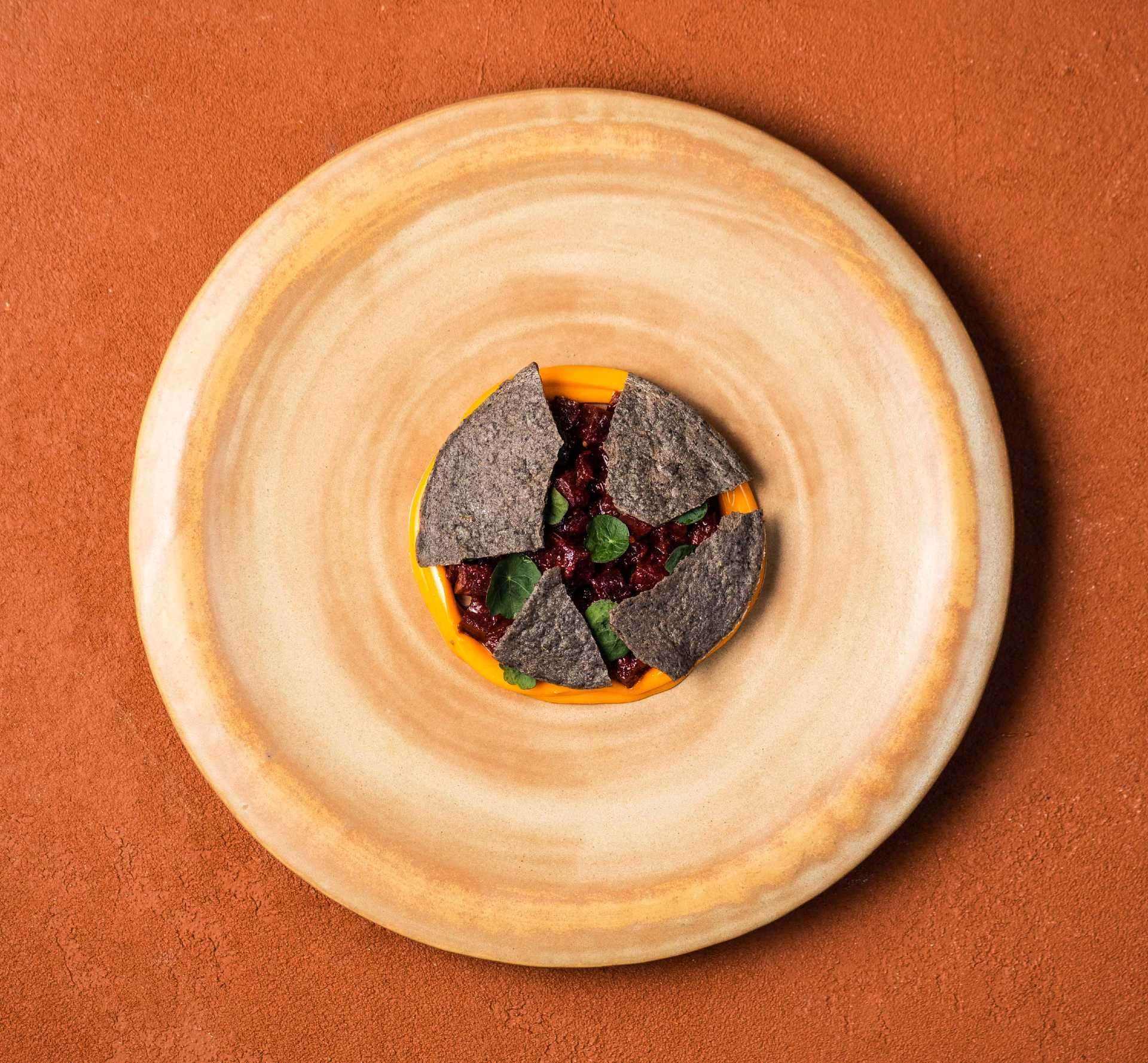 Kol's beetroot tostada.