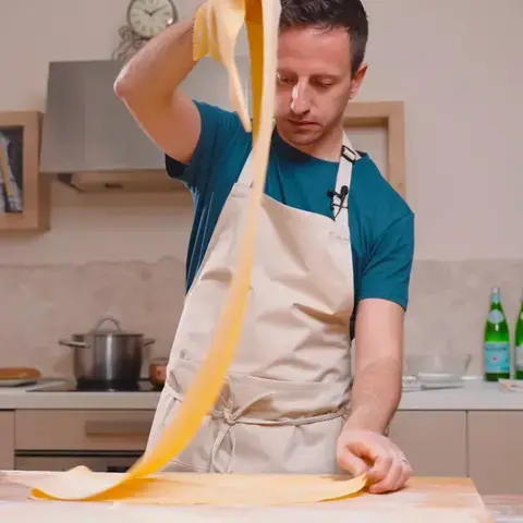 Danilo Cortellini making pasta