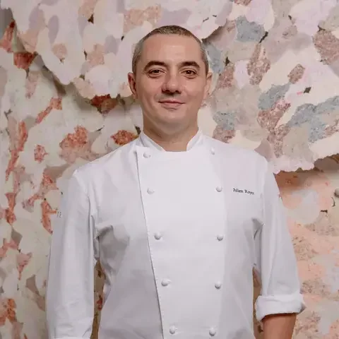 Chef Julien Royer, smiling.