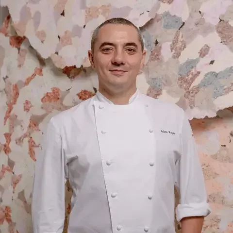 Chef Julien Royer, smiling.