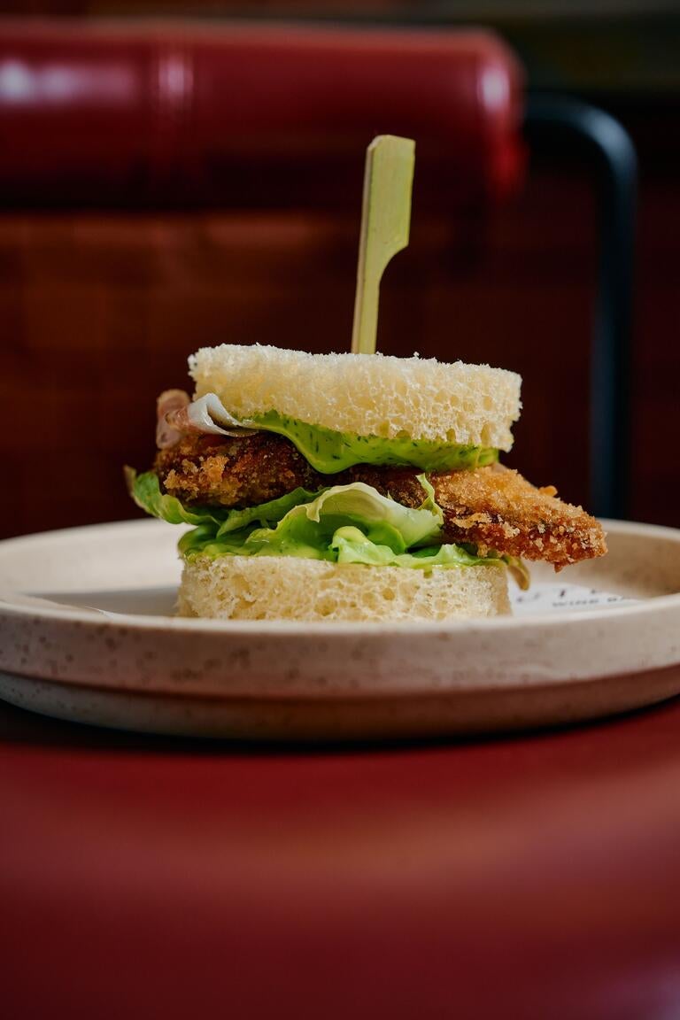 Sando at Auterra Wine Bar in Melbourne.